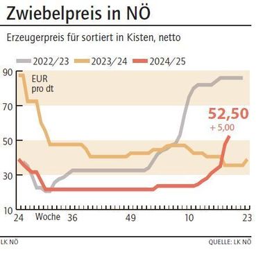 Grafik Zwiebelpreis 19_2025.jpg © LK NÖ